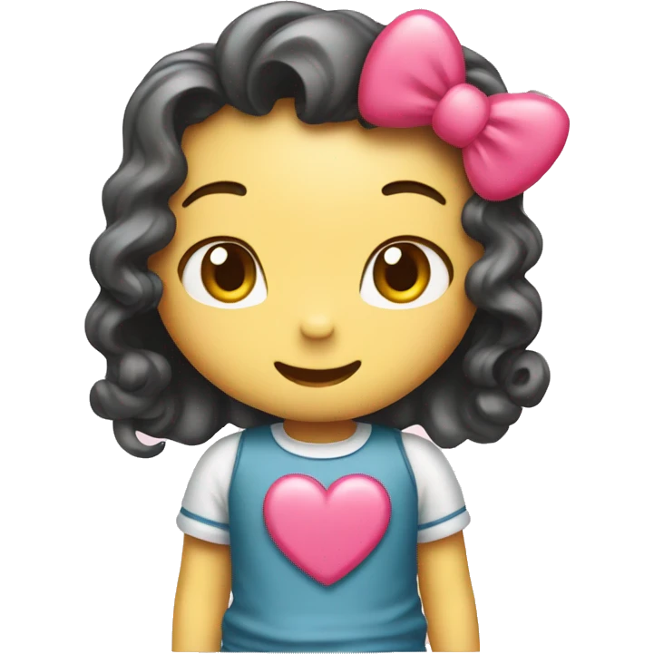 Heart Hello Kitty emoji