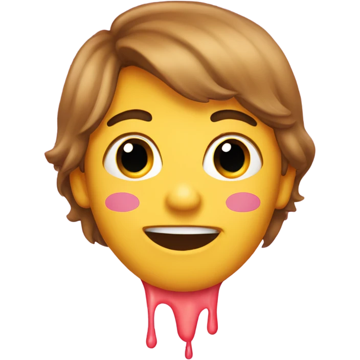 emoji in love drooling emoji