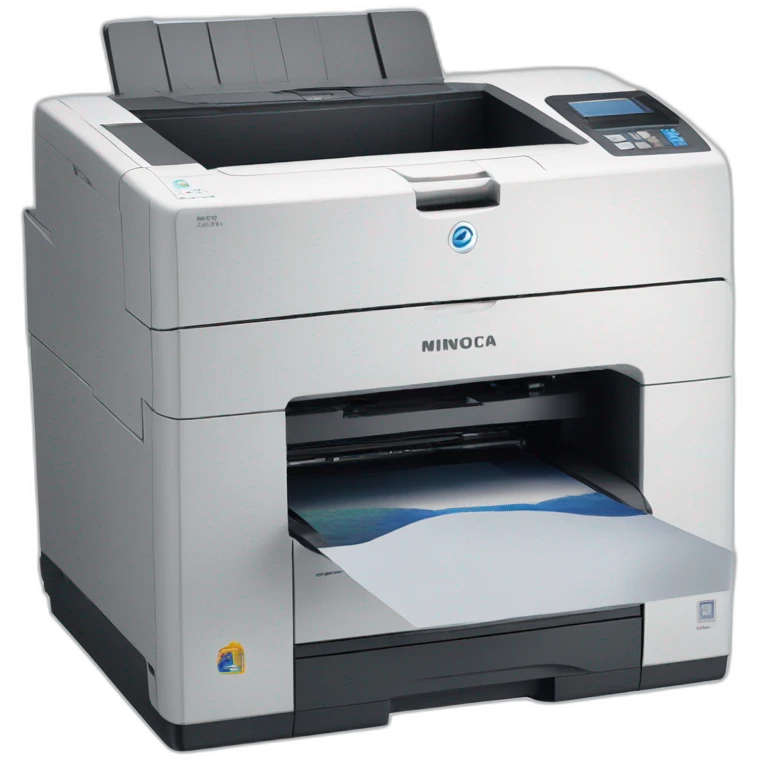 Konica Minolta printer emoji