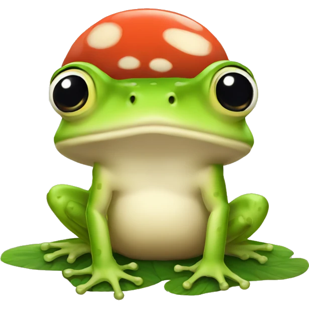 mushroon frogs emoji