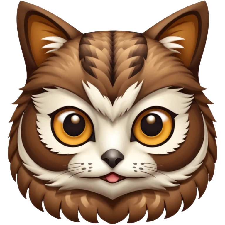 Owl cat emoji