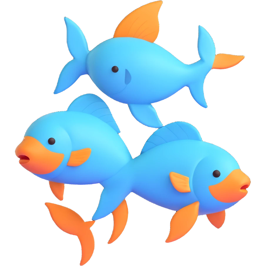 The zodiac symbol Pisces emoji
