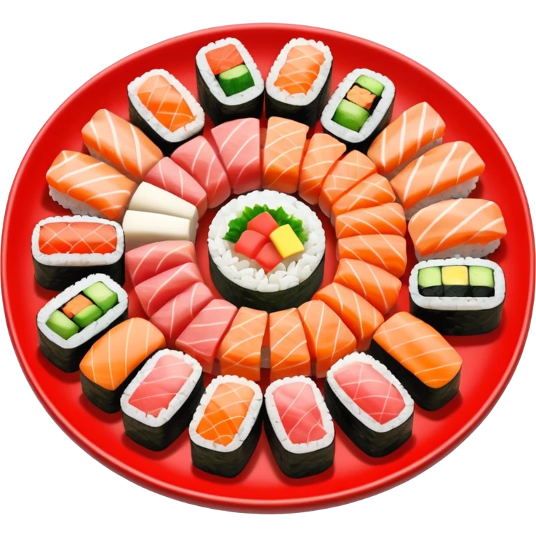 Sushi plate  emoji