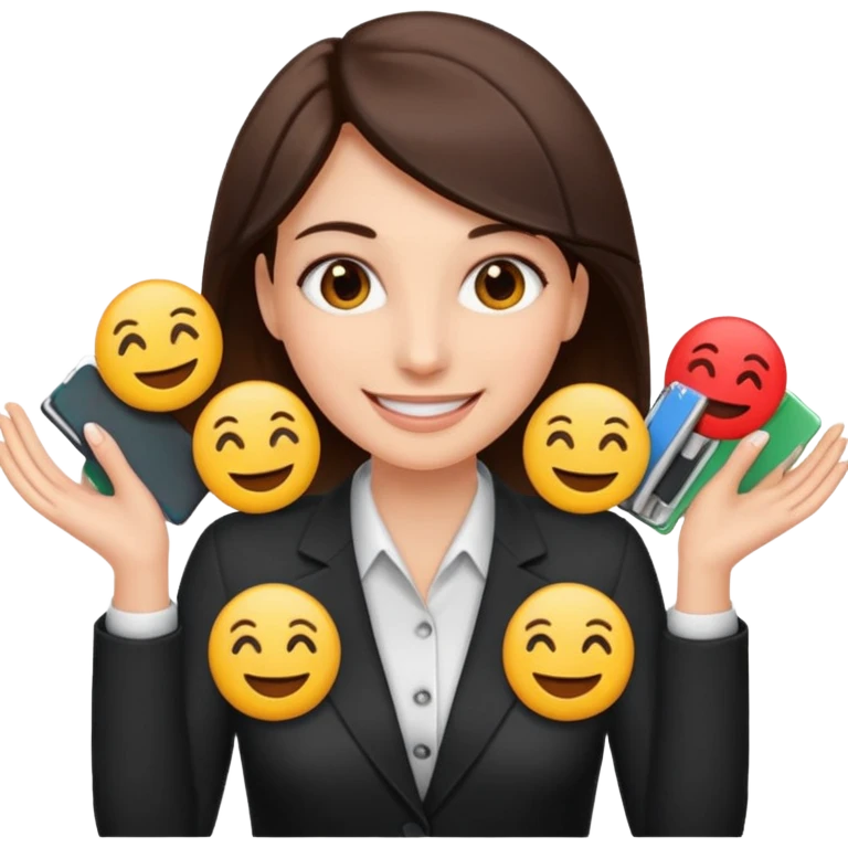 crazy woman obssesed with organization and perfectionist with multiple hands
more dinamic emoji  emoji