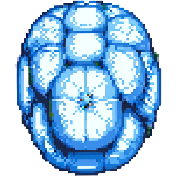 blue bean emoji