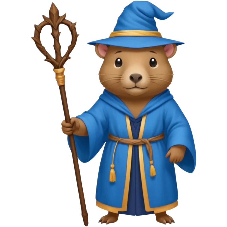 A capybara wizard emoji