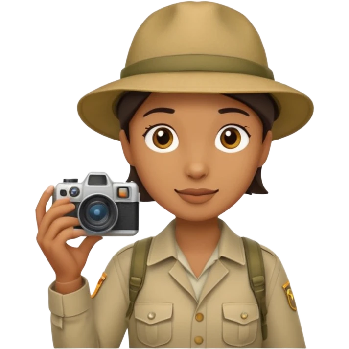
wildlife photographer emoji