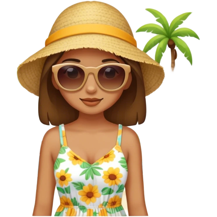 girl on vacation emoji