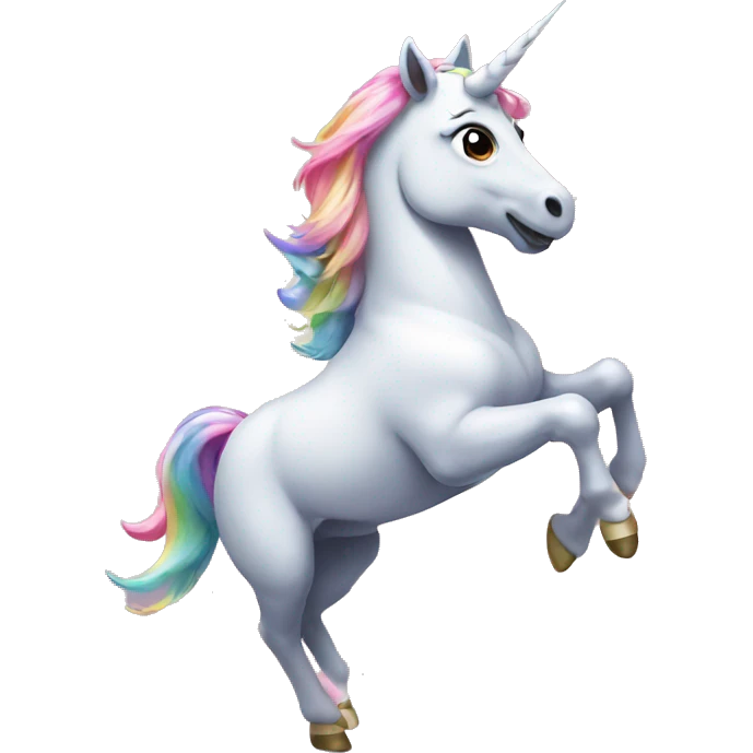 Dancing unicorn  emoji