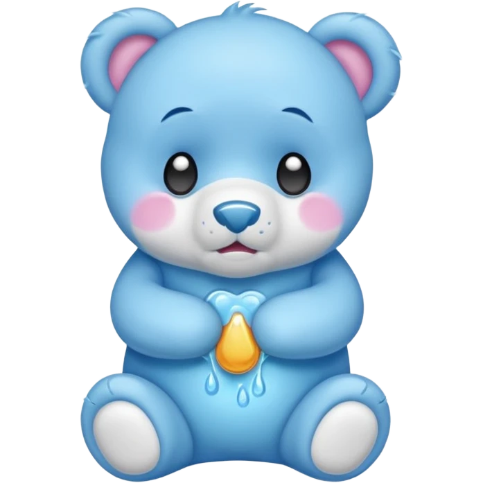 carebear that is crying. emoji