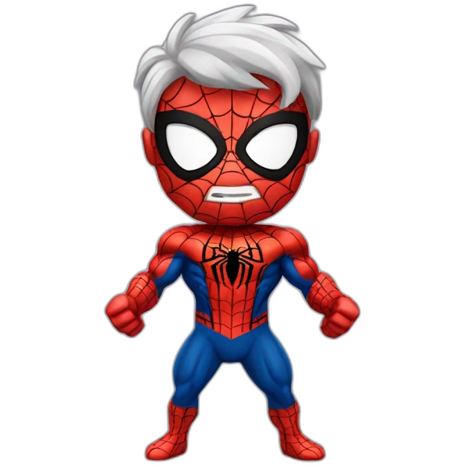 Spiderman muscle emoji