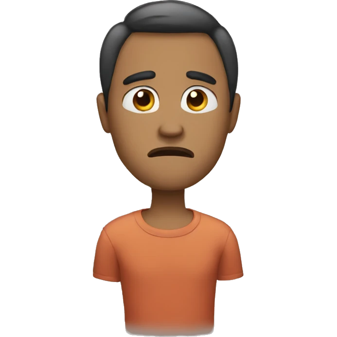 DISAPPOINTED PERSON emoji