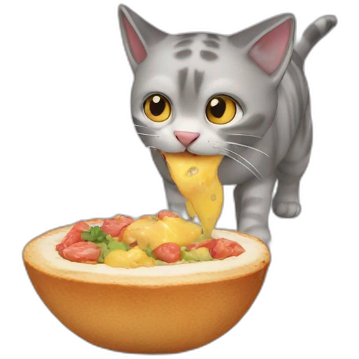 cat eat emoji