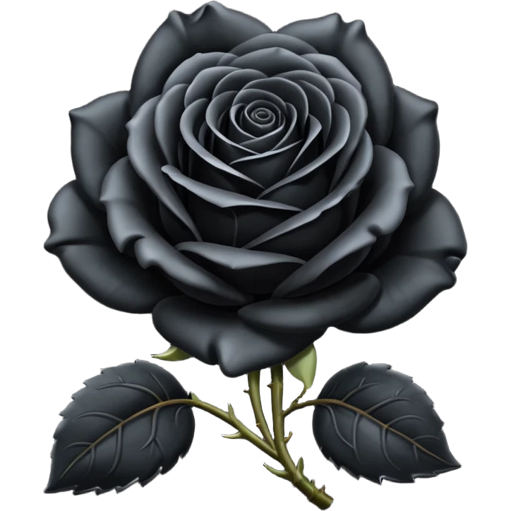 I need black rose emoji in small to send not picture  emoji