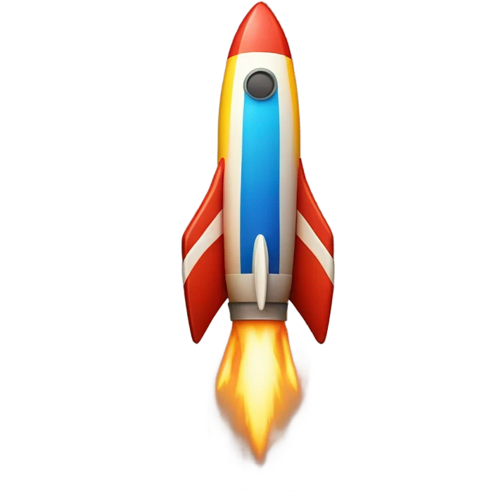 shop signboard rocket emoji