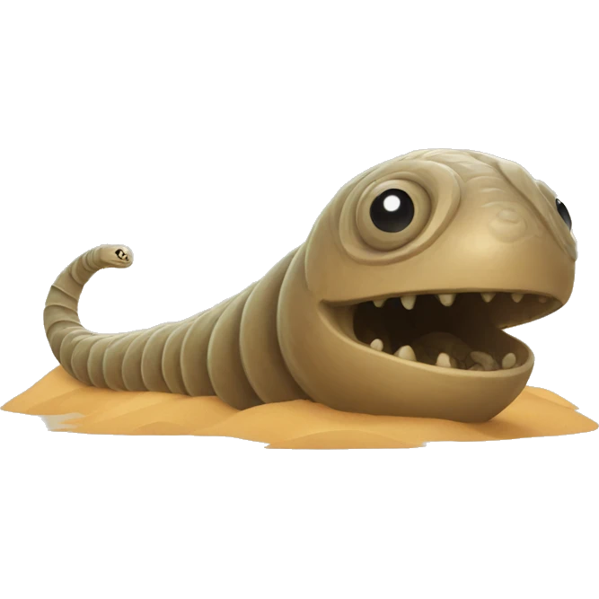 sand worms from dune emoji