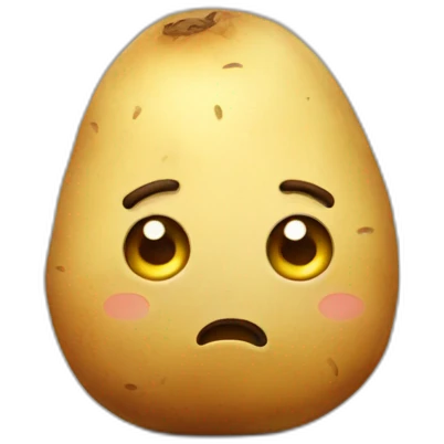 sad potato emoji