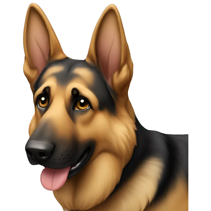 German Shepherd dog emoji