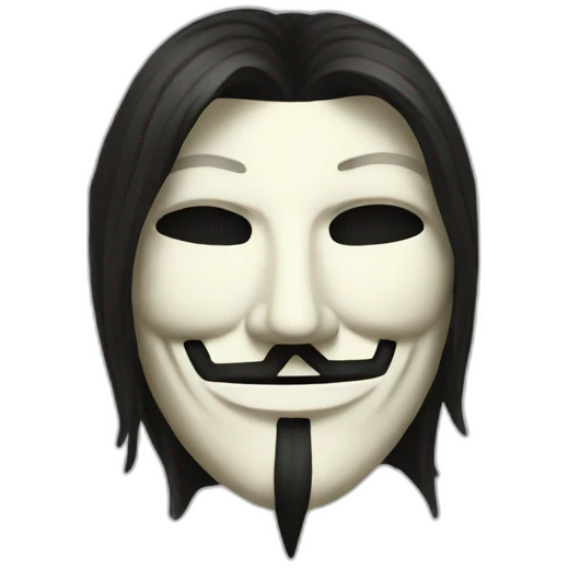 anonymous mask emoji