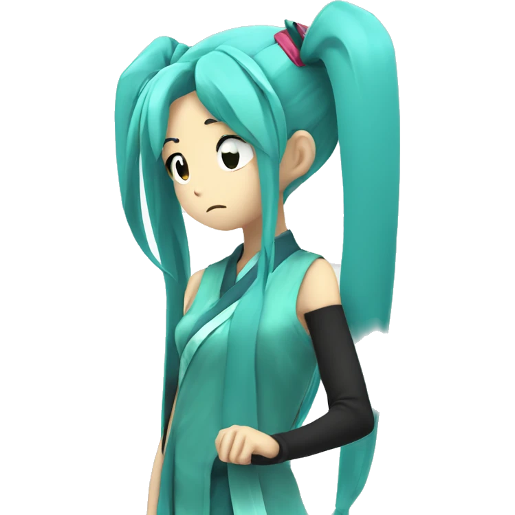 Hatsune miku  pensive emoji