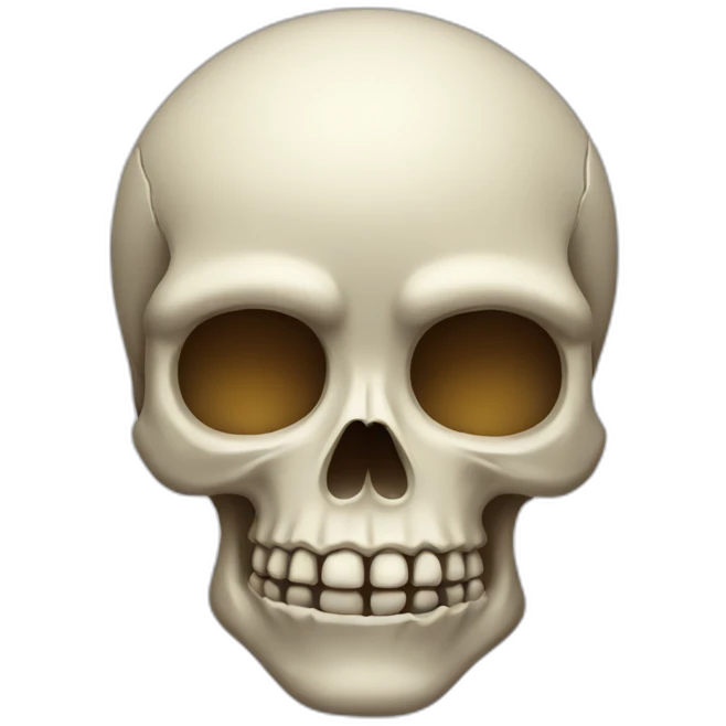 skull with raised eyebrow emoji