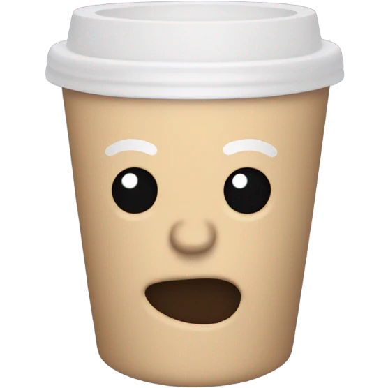 joe biden holding a white foam cup emoji