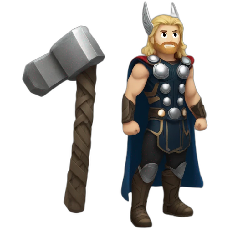fullbody thor emoji