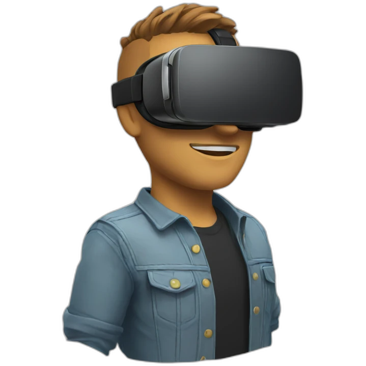 VR dude emoji