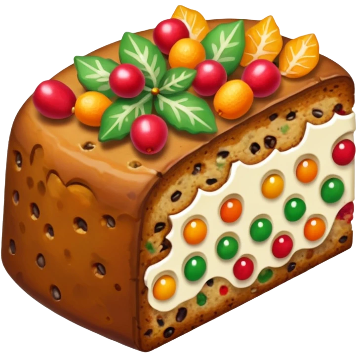 Fruitcake  emoji