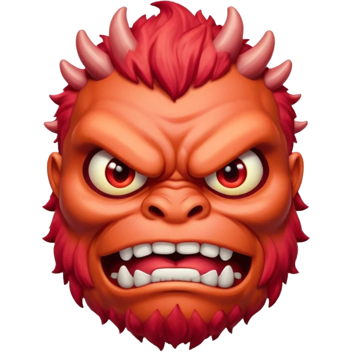 A monster that could destroy 1000 universe in 1 second and very buff  emoji