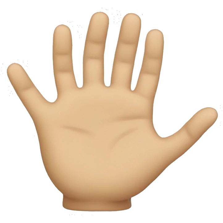 hand wednesday emoji