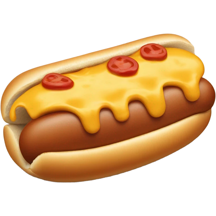 Sad chili cheese dog emoji