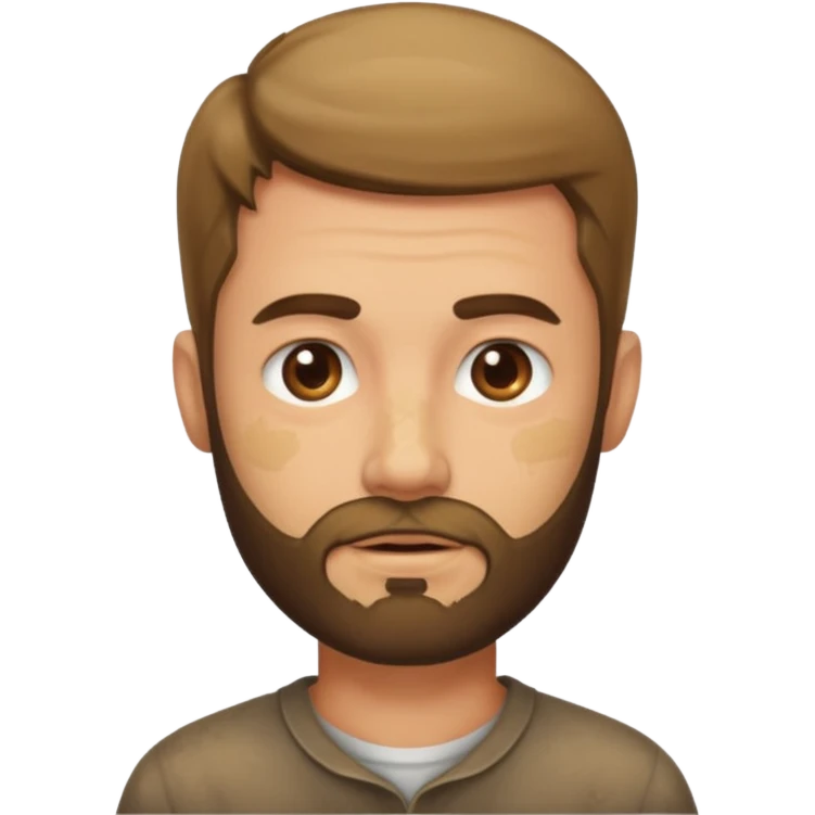 dirty short beard emoji