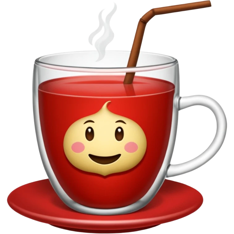 çay bardağında çay emoji