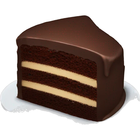 chocolate cake emoji