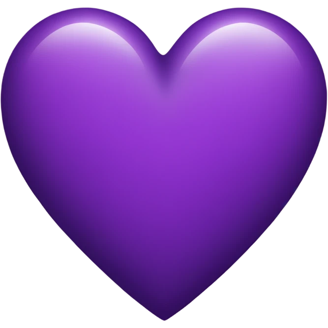purple heart emoji