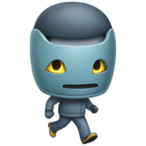 Corredora entrando en meta emoji