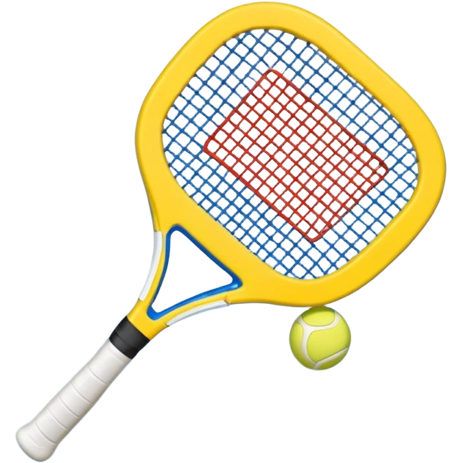 Padel racket cute emoji