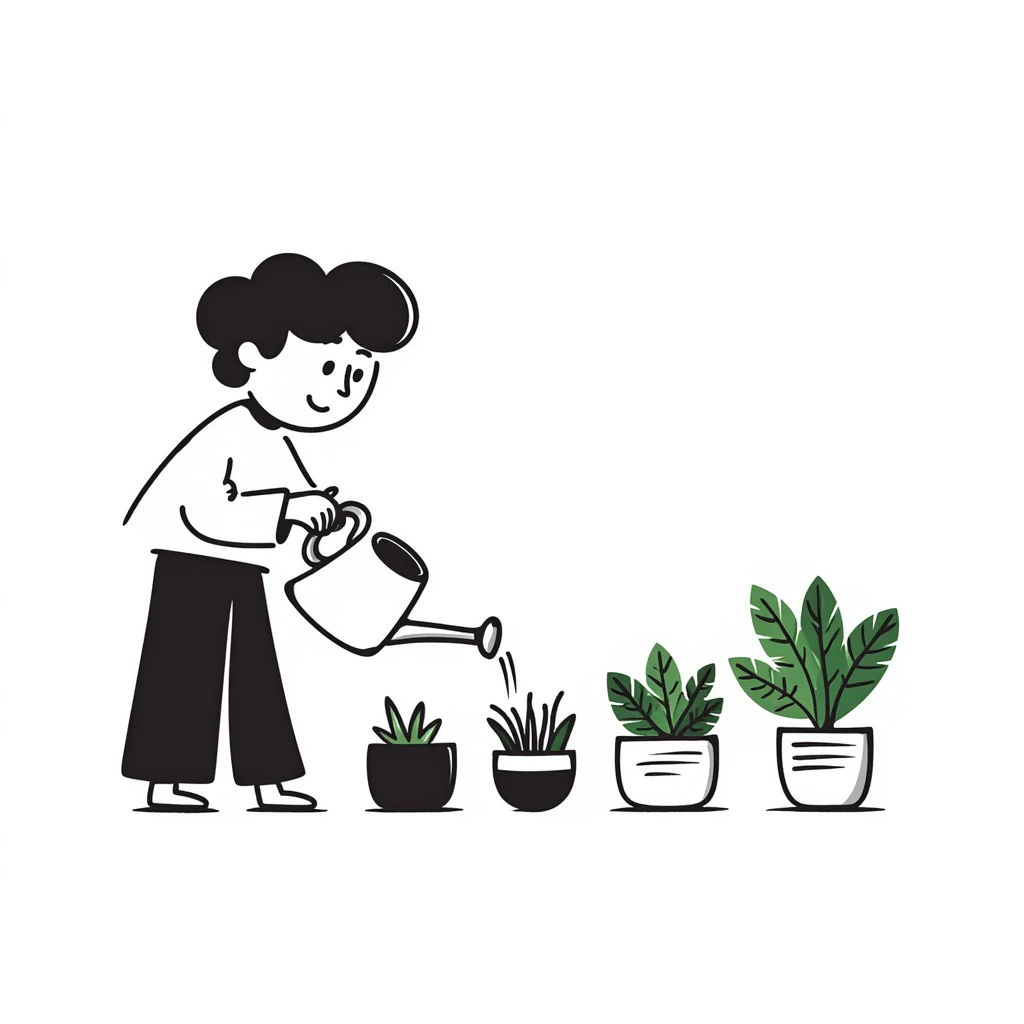 watering houseplants emoji