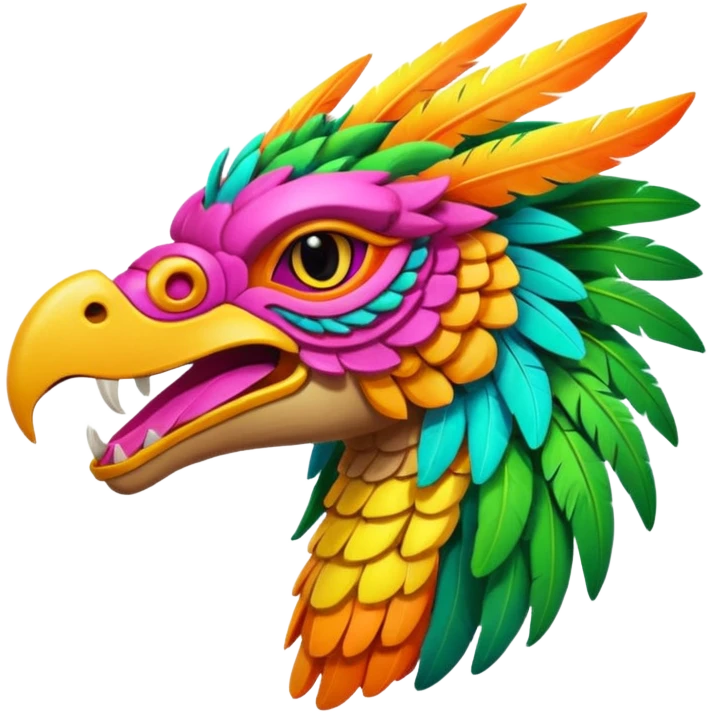 ketzalcoalt colores neon hambriento emoji