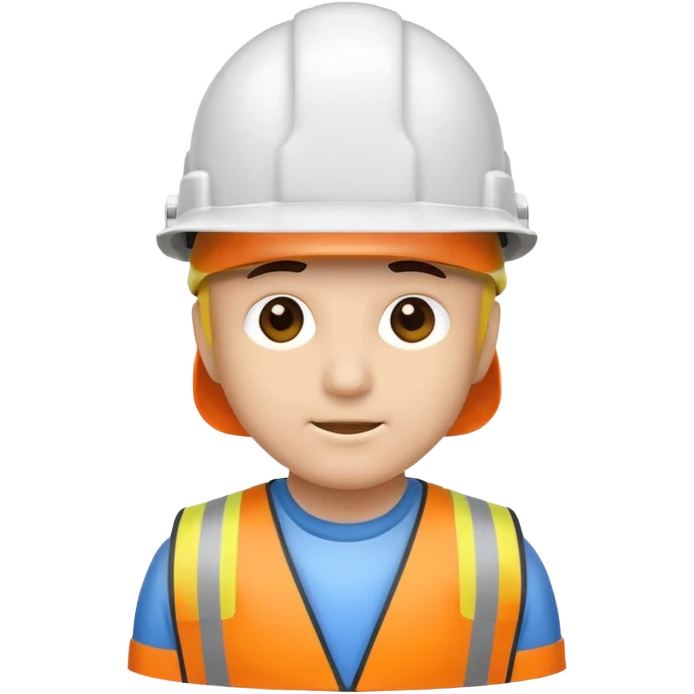 hard hat white emoji