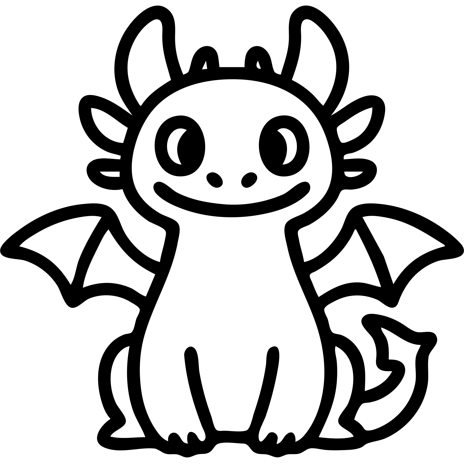 simple icon of a dragon with a playful expression, inspired by How to Train Your Dragon, minimal lines, clear silhouette, suitable for an app icon emoji