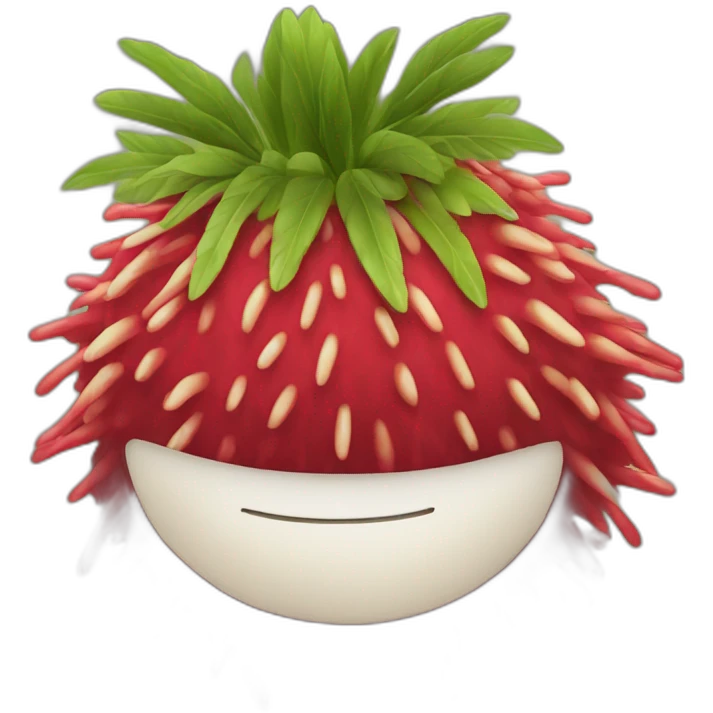 Rambutan emoji