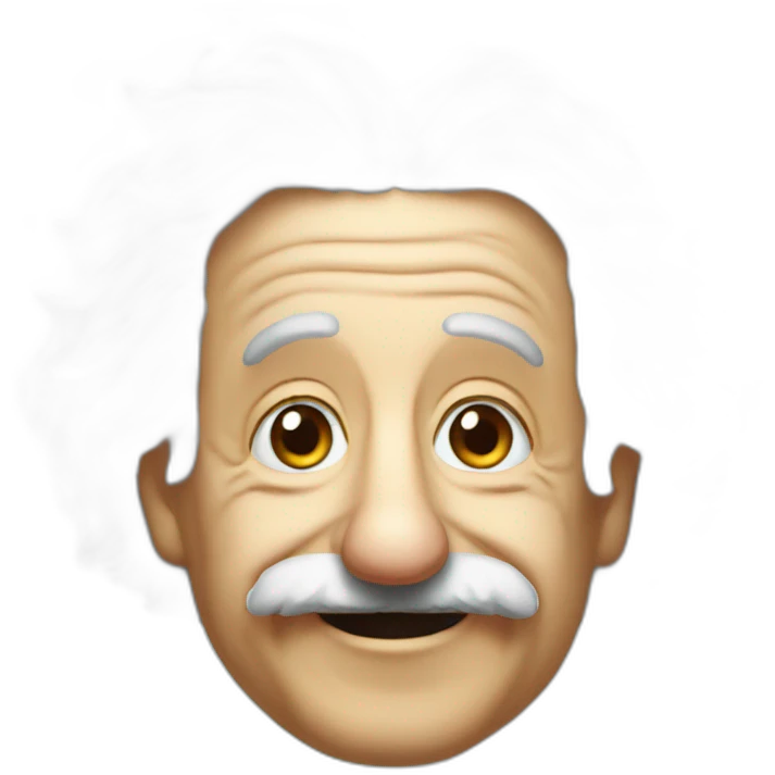 emoji d'albert einstein emoji