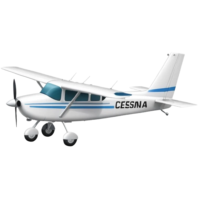 Un avión Cessna 172 emoji