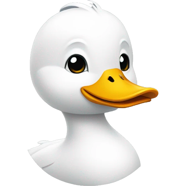 a duck as a software engineer emoji