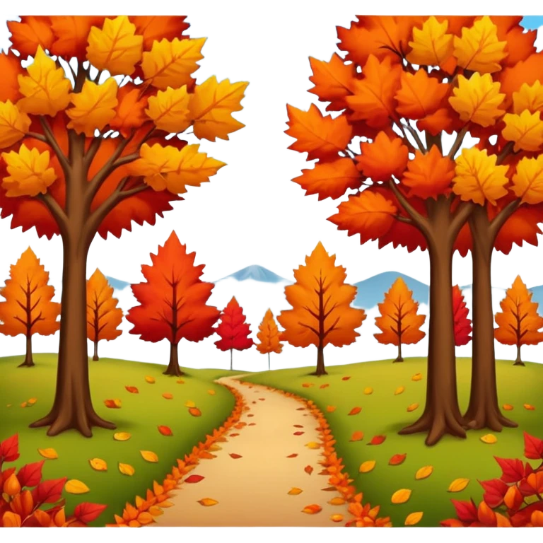 fall landscape emoji