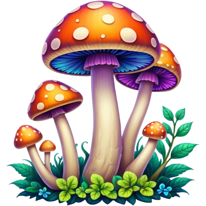 Psychedelic mushrooms emoji