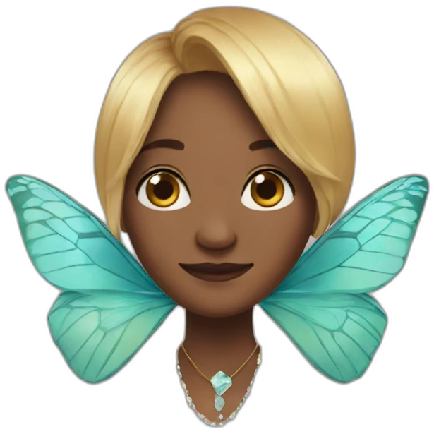 Gem and butterfly collaboration  emoji