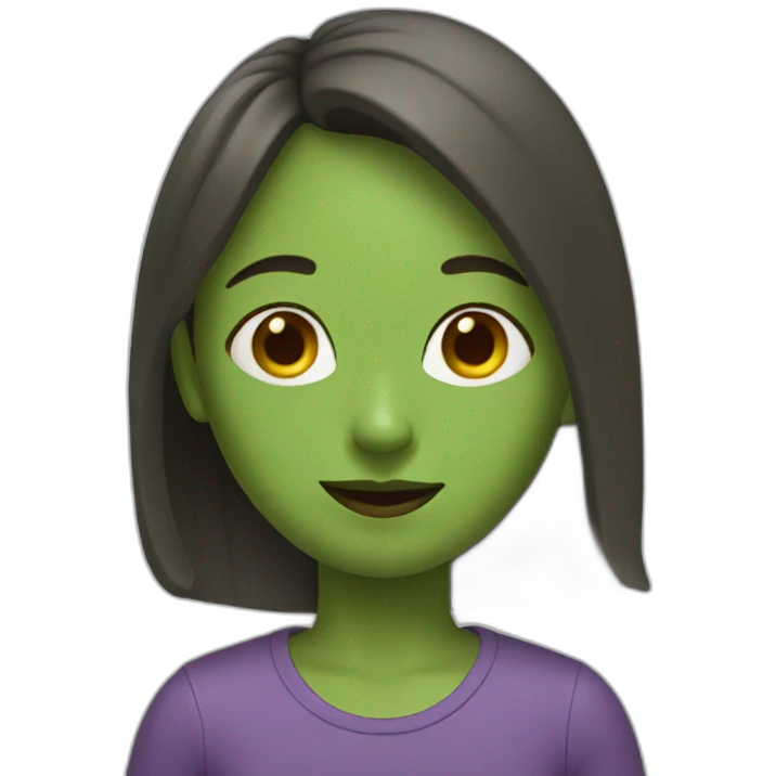 green bean girl emoji
